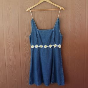 Jalate Denim Flower Dress